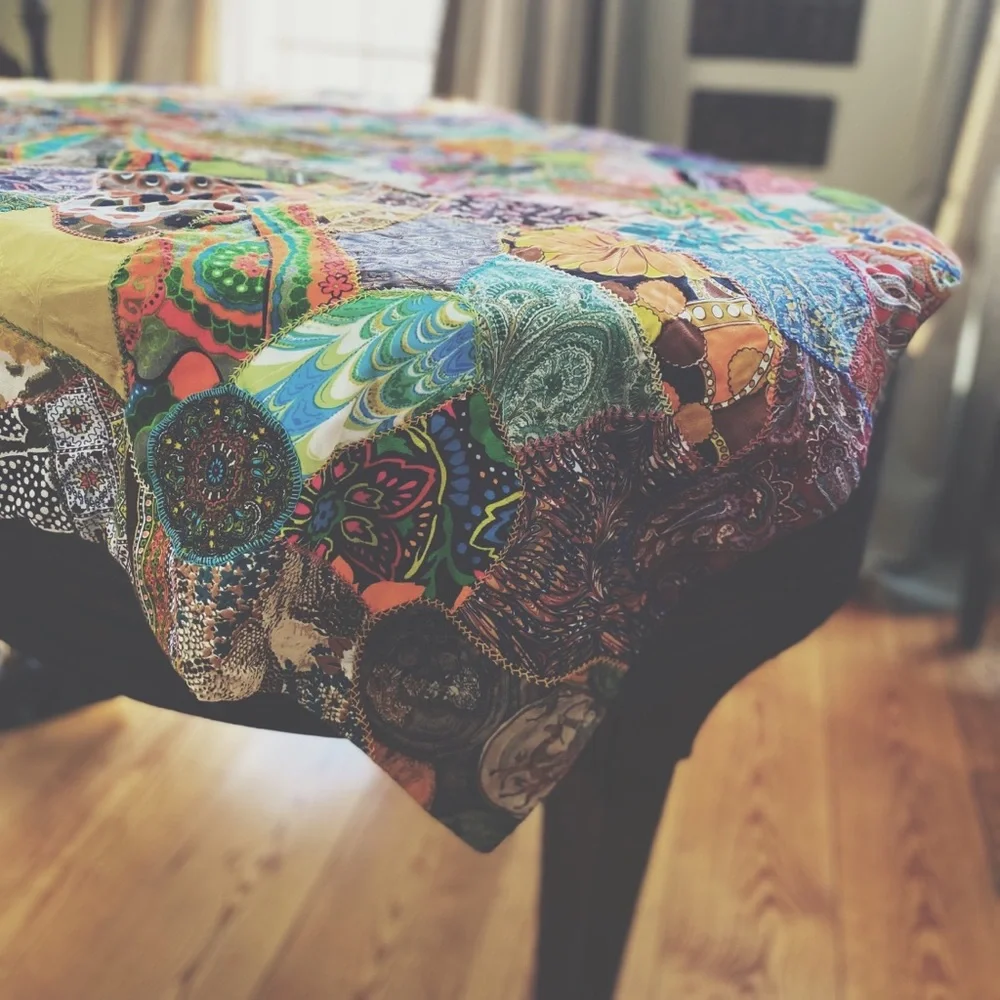 Family Heirloom Crazy Quilt